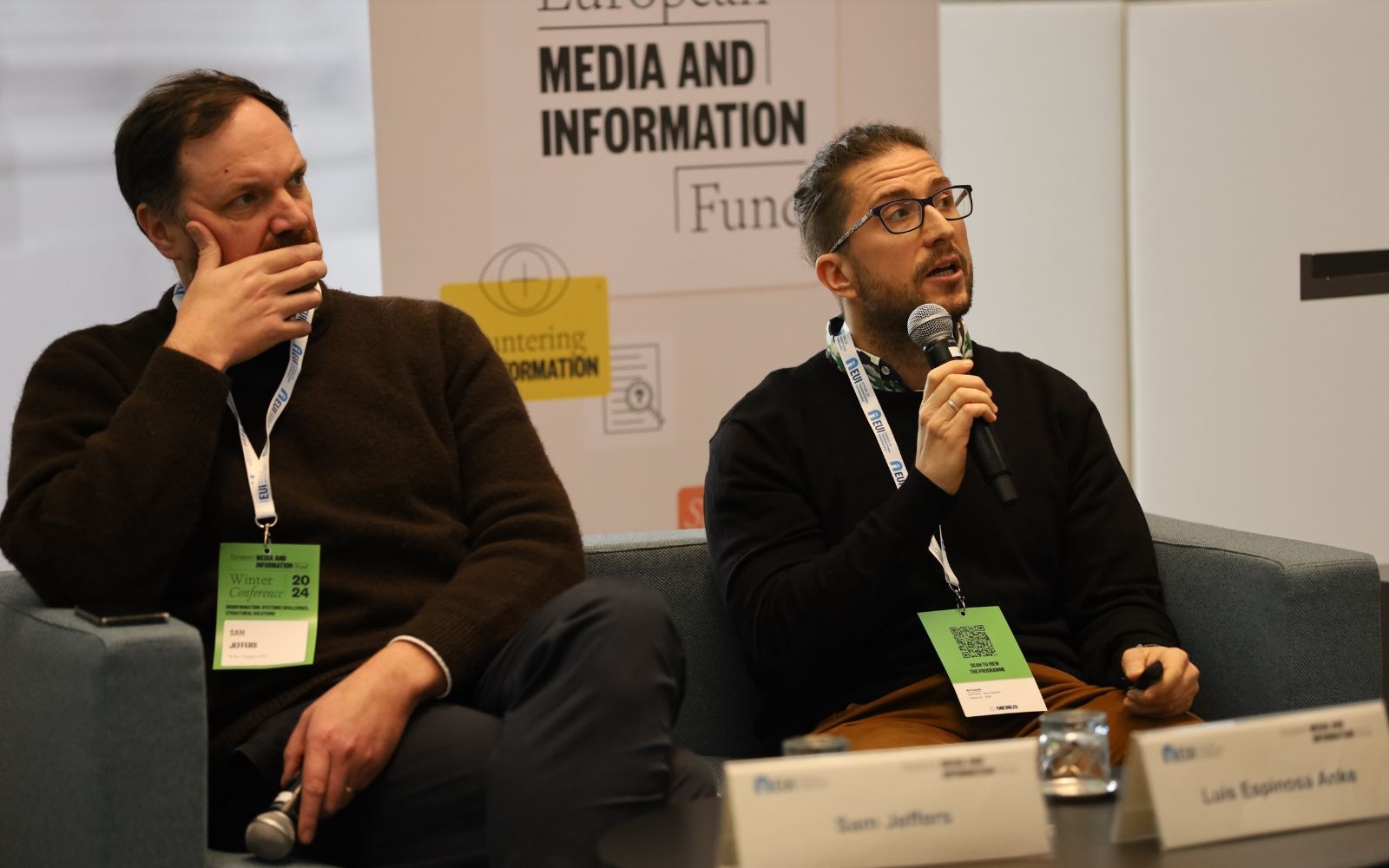 Photo of the session on the Monetisation of Disinformation