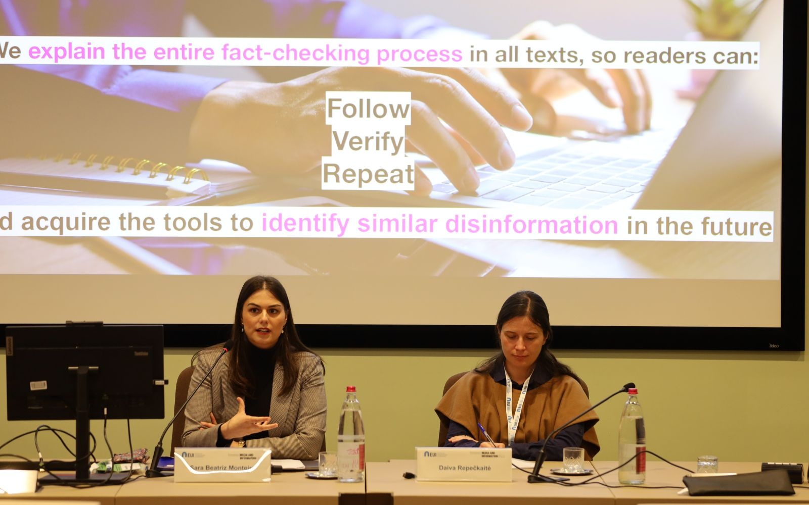 Photo of the session "Pseudoscience: Countering Anti-Scientific Disinformation through Effective Communication".