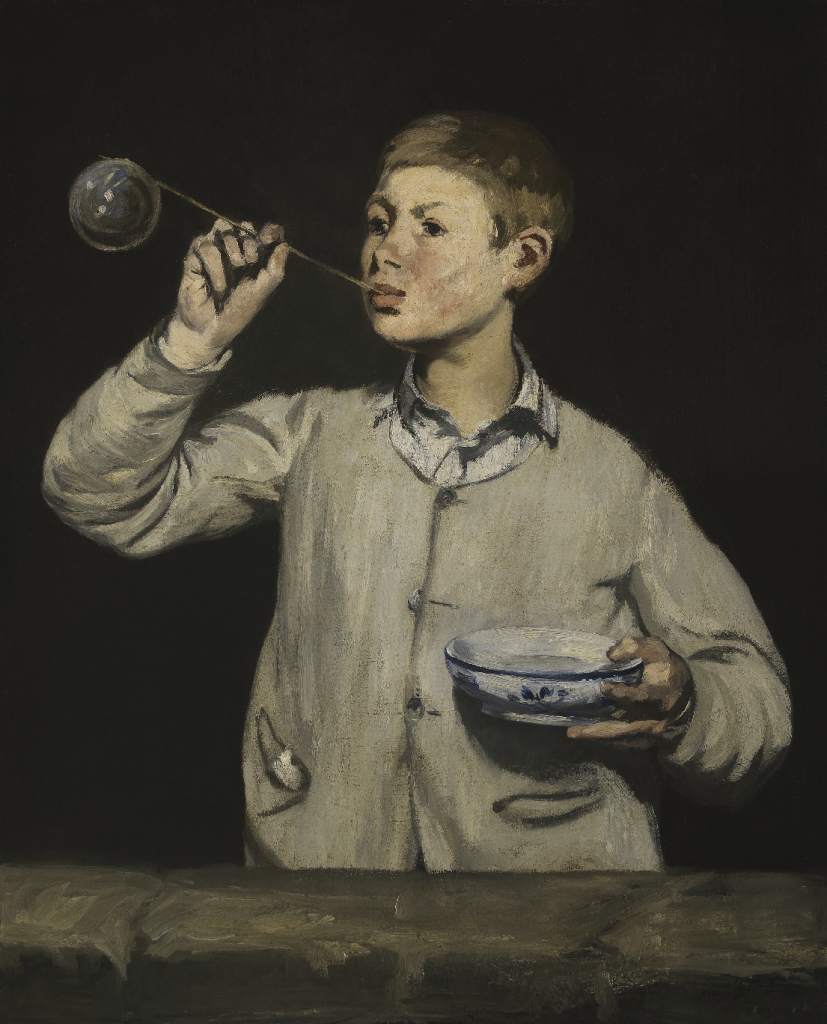 Édouard Manet, “As Bolas de Sabão”, 1867. Óleo sobre tela. Coleção do Fundador