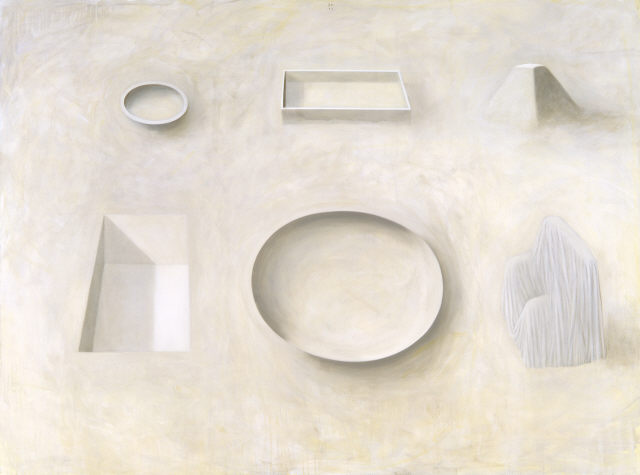 Jorge Martins, “Instalação”, 1993. Óleo sobre tela. Coleção Moderna