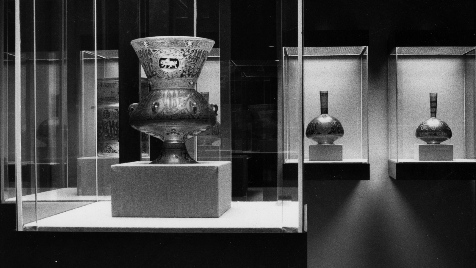 Vista do interior do Museu Calouste Gulbenkian, 1970. Fotografia: Reinaldo Viegas