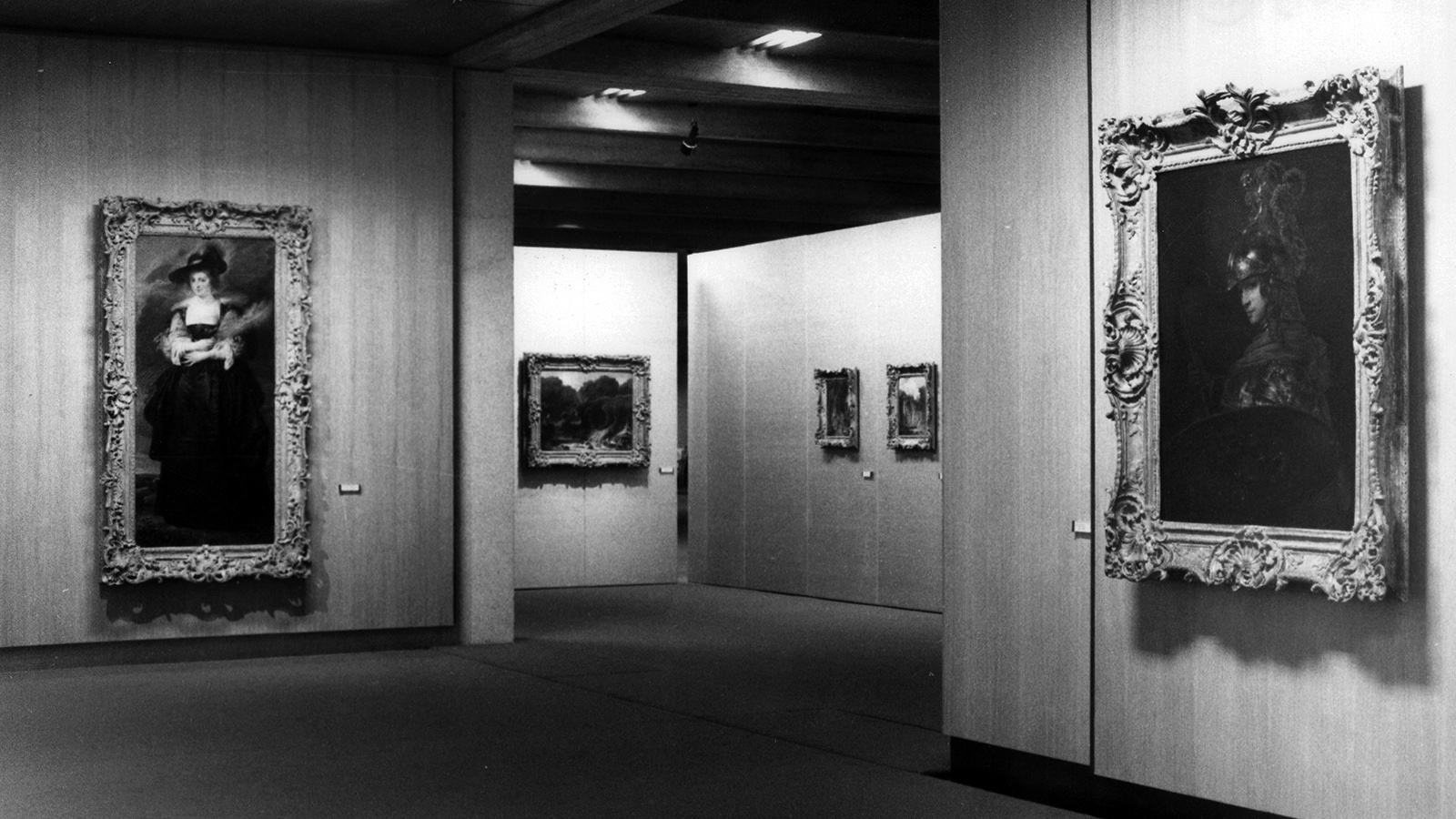 Vista do interior do Museu Calouste Gulbenkian, 1970. Fotografia: Reinaldo Viegas