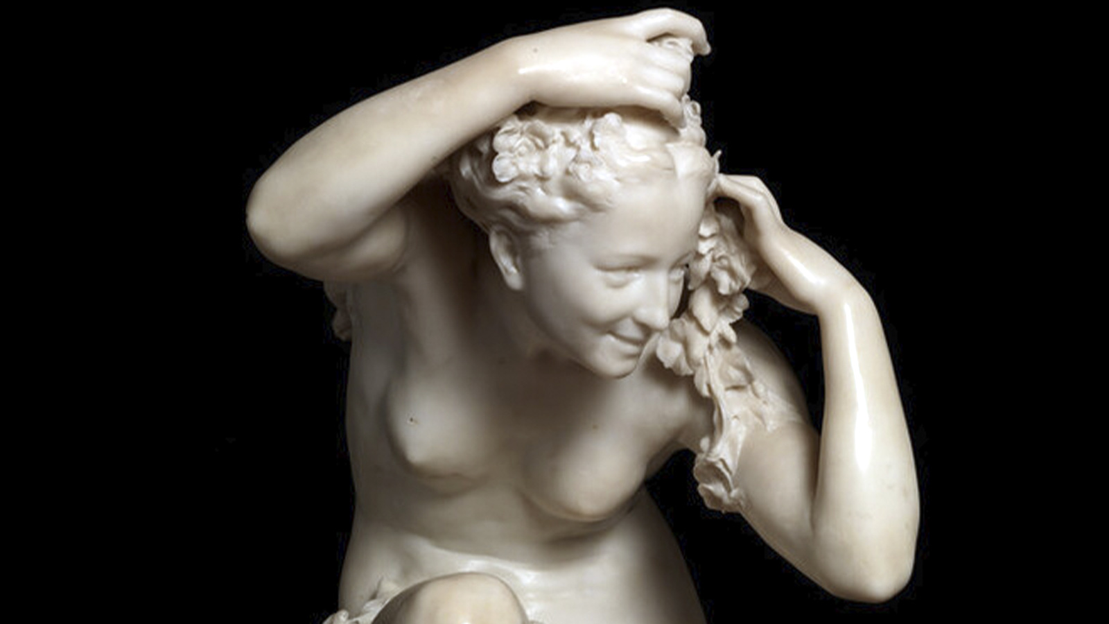 Jean-Baptiste Carpeaux, «Flora». Londres, 1873. Mármore. . Museu Calouste Gulbenkian