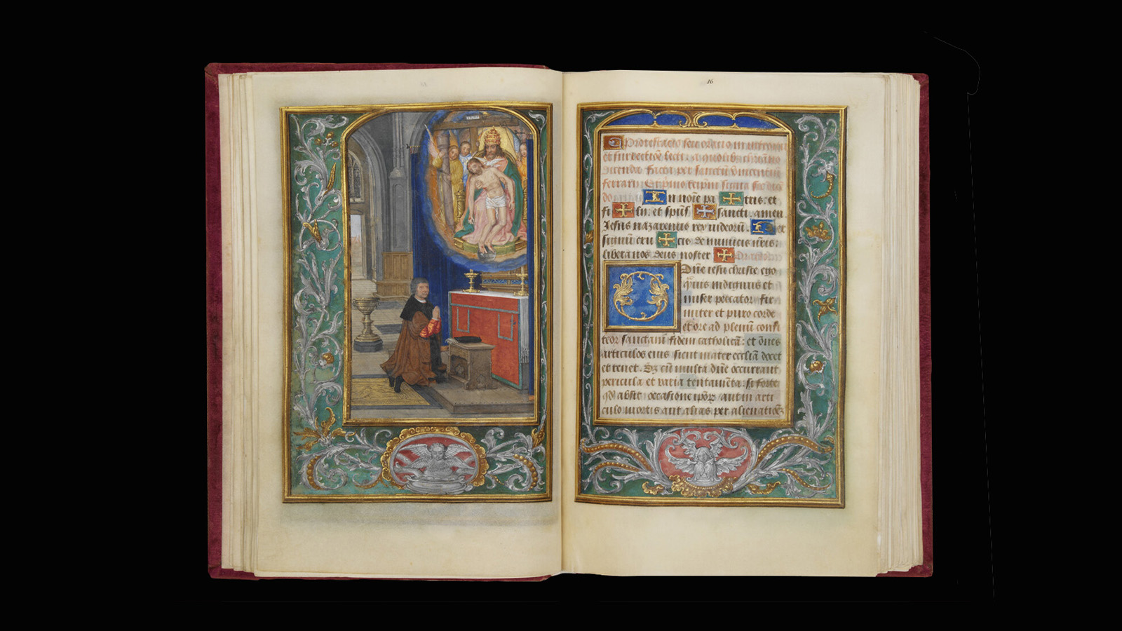Livro de Horas (Horas de Holford). Iluminado pelo Mestre de Jaime IV da Escócia e assistente, bem como por Simon Bening. Flandres (Bruges ou Gante), 1526. Manuscrito sobre pergaminho, 190 fols. Museu Calouste Gulbenkian