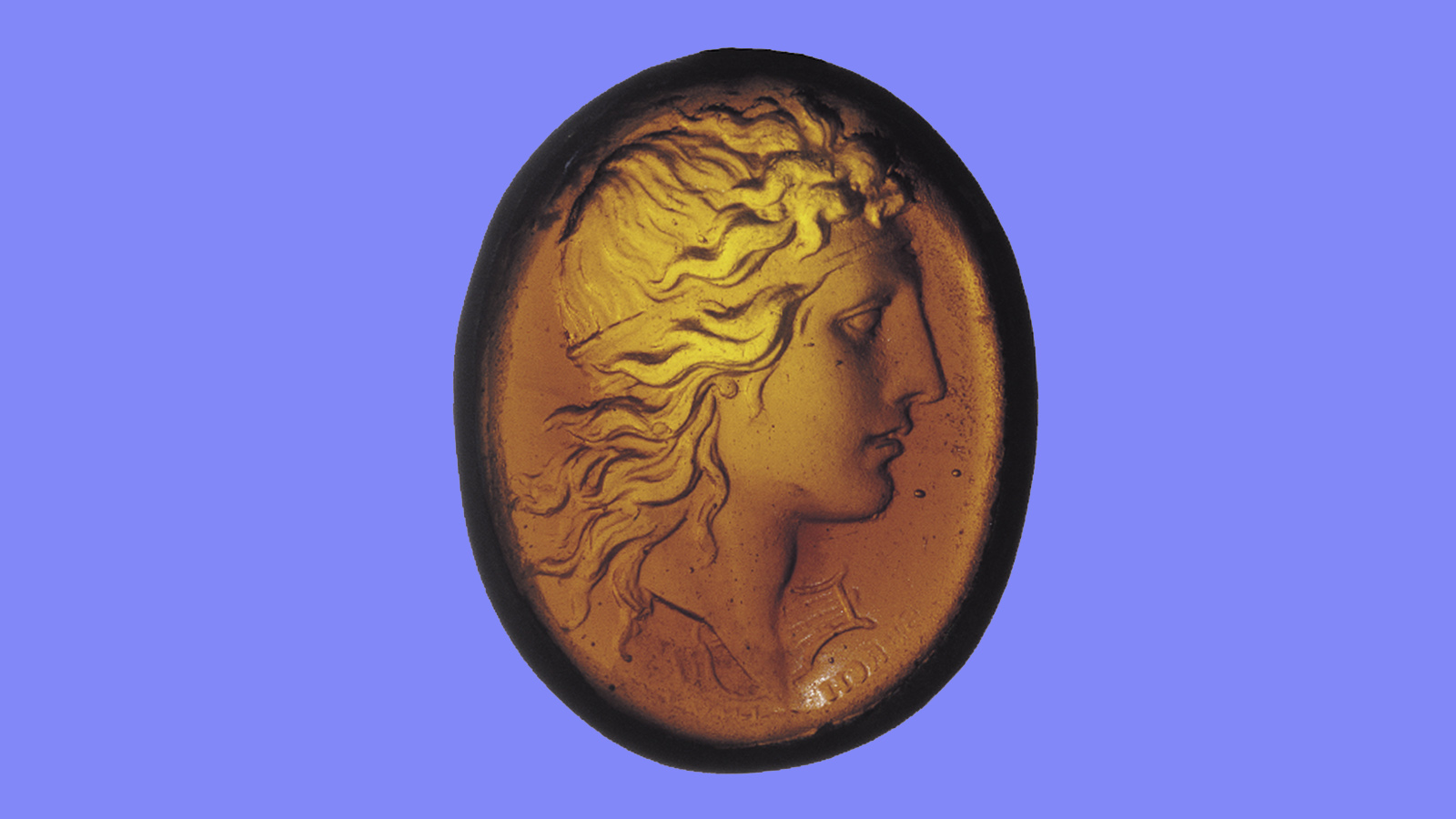 Gema com representação de Apolo, século XVIII. Museu Calouste Gulbenkian