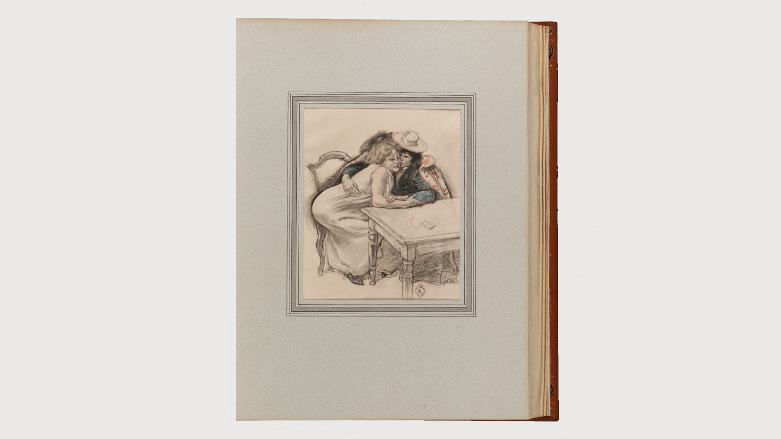 Erastène Ramiro, «Faune parisienne. Dessins originaux de Louis Legrand pour l'édition de Gustave Pellet, Paris, 1901». Paris: Gustave Pellet, Éditeur, 1901. Ilustrações de Louis-Auguste-Mathieu Legrand. Museu Calouste Gulbenkian, inv. LM394
