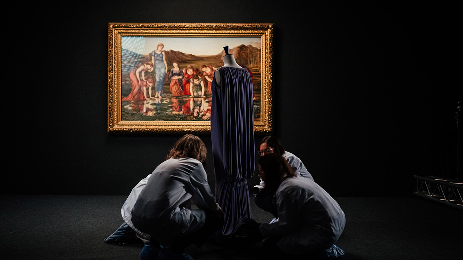 Sessão fotográfica para o catálogo da exposição.