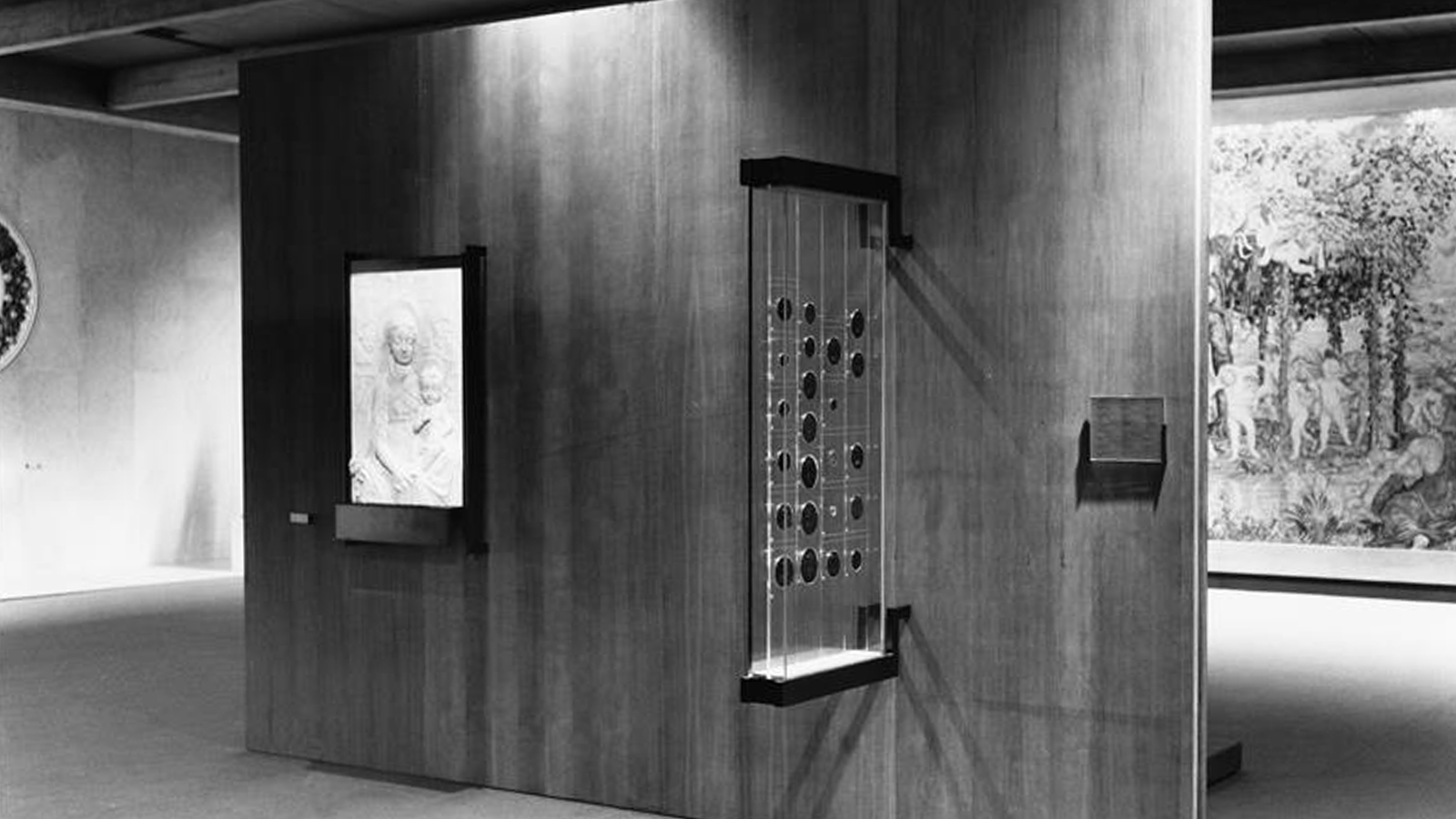 Aspeto da galeria da Arte do Renascimento. 1970