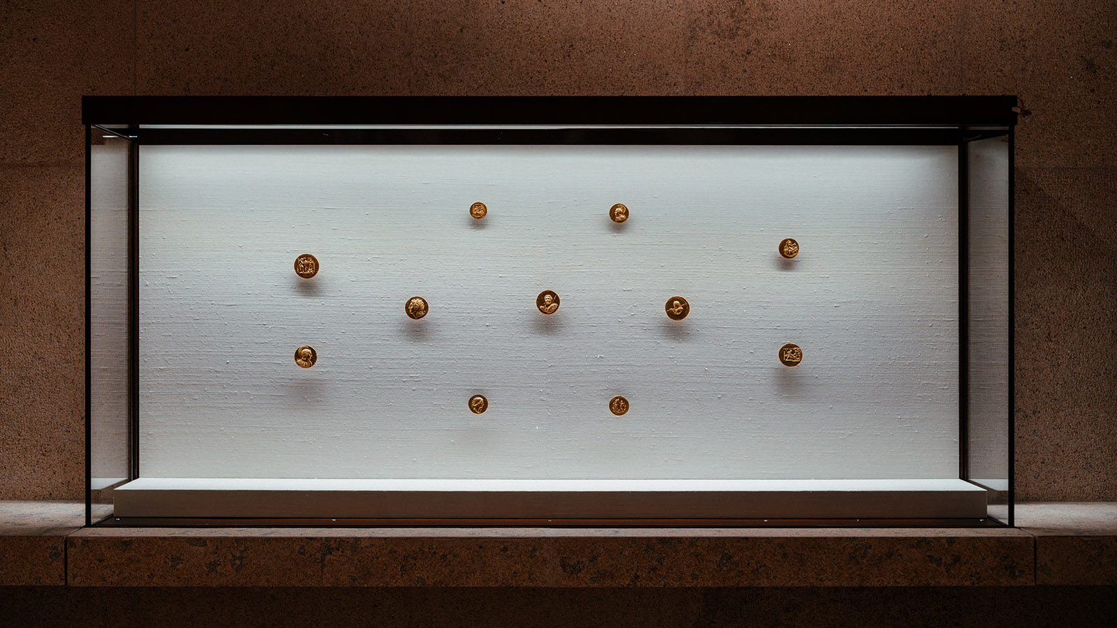 Vitrine do novo gabinete de Numismática © Pedro Pina