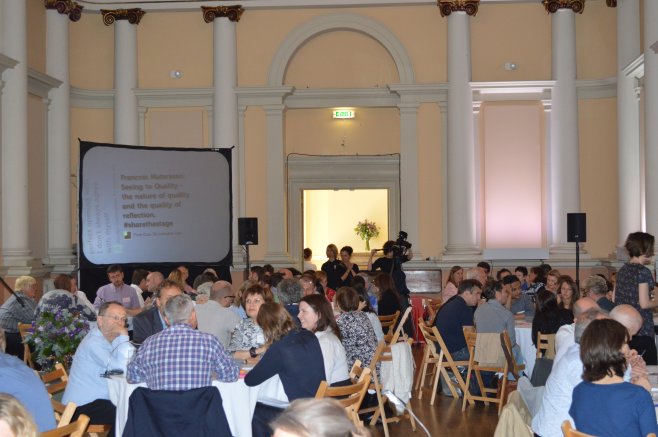 Participants at an event at Shoreditch Town Hall