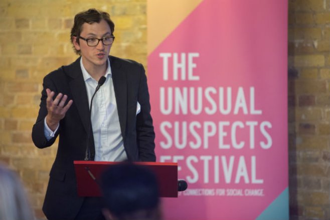 Speaker at The Unusual Suspects Festival