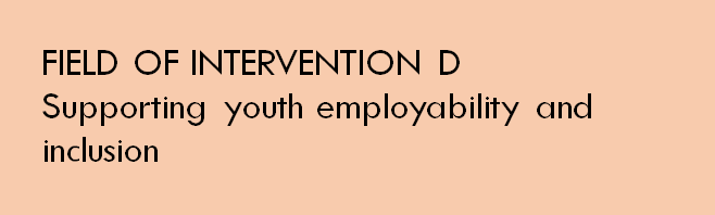 Field of Intervention D - Supporting youth employability and inclusion
