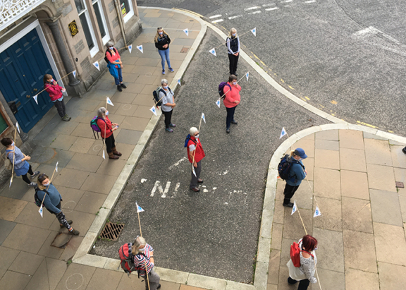Rounding The Square With Norma D Hunter (Deveron Projects) © Jess Carnegie