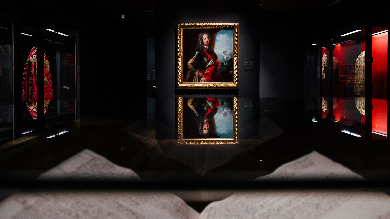 Giorgio Domenico Duprà, Retrato de D. João V e a Batalha do Cabo Matapão. Lisboa, 1719. Óleo sobre tela. Museu Nacional de Arte Antiga, Lisboa, inv. 2206 Pint