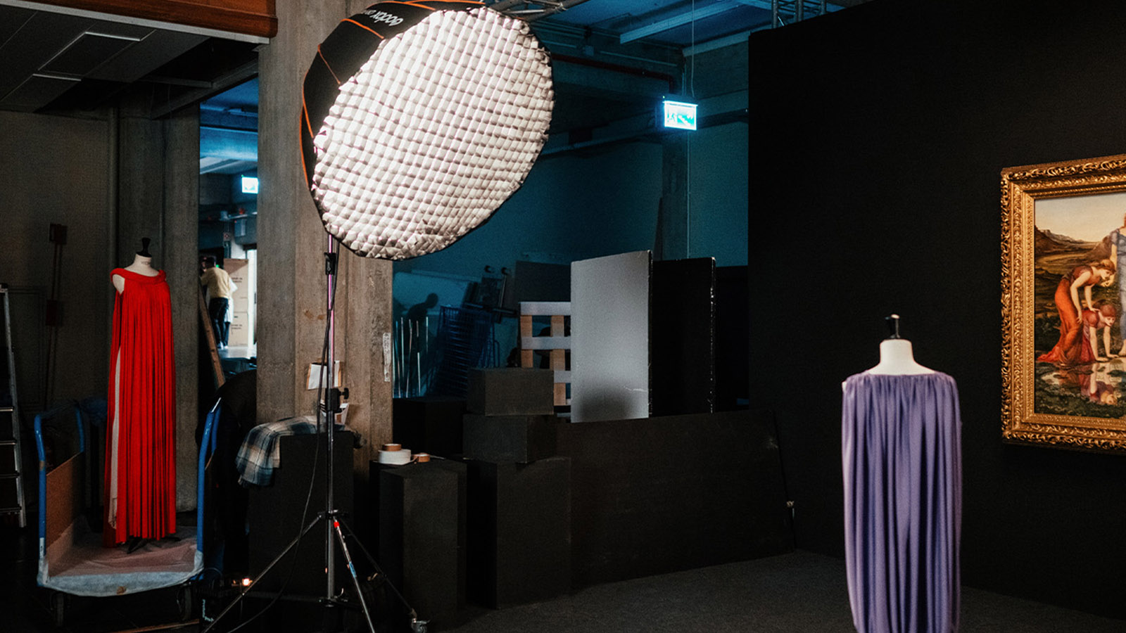 Photoshoot for the exhibition catalogue.